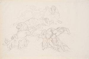 洪水のシーン 作： Joseph von Fuhrich