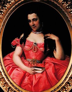 自画像、1855年頃（油彩・キャンバス 作： Josephine Bowes