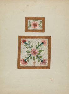 Burse and Chalice Veil、c。 1940年 作： Josephine C. Romano