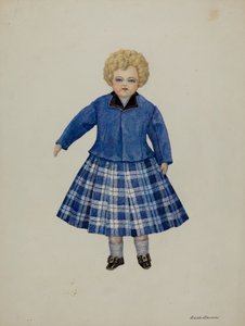 人形 - レスリー・シンプソン、c。 1937年