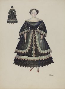 Doll - Minerva Pratt, c. 1937. 作： Josephine C. Romano