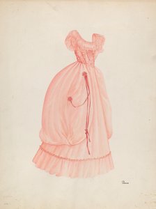 1940年頃のドレス 作： Josephine C. Romano