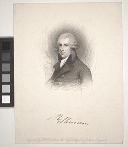 リチャード・ブリンズリー・シェリダン、W。リード（1824-1837）によって刻まれた 作： Joshua (after) Reynolds