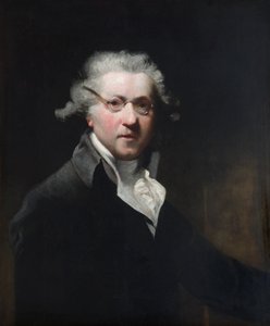 自画像、眼鏡をかけている、1788年頃（パネルに油彩） 作： Joshua (after) Reynolds