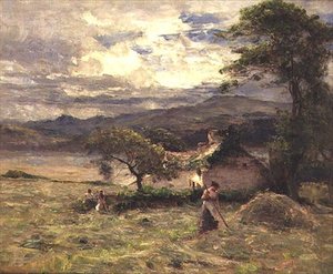 ヘイフィールド・ニア・ランドゥドゥーノ（Hayfield Near Llandudno 作： Joshua Anderson Hague