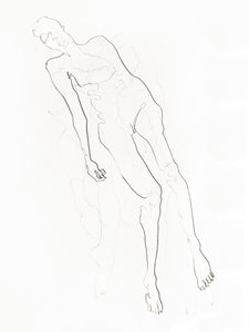 穏やかなヌード画