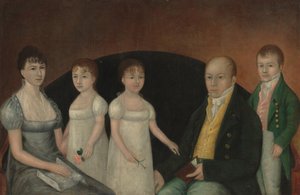 ファミリーグループ、1800年頃 作： Joshua Johnson