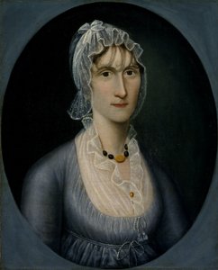 バーバラ・ベイカー・マーフィー夫人の肖像（船長夫人） 作： Joshua Johnson