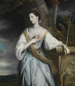 アンダッシュウッド1743-1830、後のギャロウェイ伯爵夫人、1764年。 作： Joshua Reynolds
