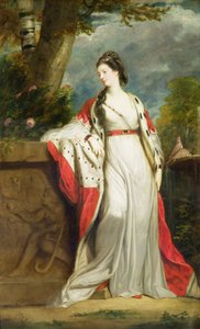 エリザベス・ガニング、ハミルトン公爵夫人とアーガイル公爵夫人、1760年頃（キャンバスに油彩）