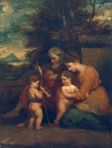 神聖な家族 作： Joshua Reynolds