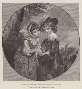 ヘンリー卿とシャーロットスペンサー夫人 作： Joshua Reynolds