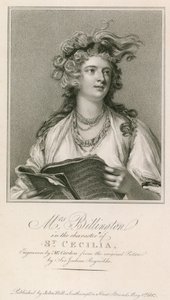 セントセシリアのキャラクターのビリントン夫人 作： Joshua Reynolds