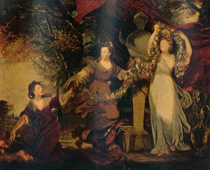 処女膜の終末像を飾る美神、1773年、1911年 作： Joshua Reynolds