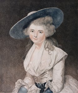 フランチェスコバルトロッツィ（1727-1815）によってEM Diemarによって出版された1786年に刻まれた名誉あるミスビンガム（d.1831）（点刻彫刻）