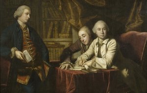 町外れの党、1759年頃 作： Joshua Reynolds