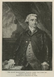 正しい名誉あるチャールズ・ジェームズ・フォックス 作： Joshua Reynolds