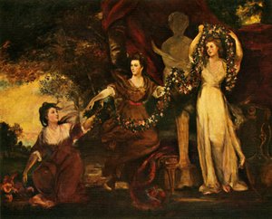 三美神、1773、c1912 作： Joshua Reynolds
