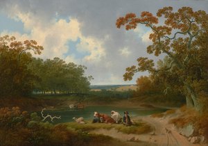 ペンシルヴァニアの田園風景 1823年 （油彩・キャンバス）
