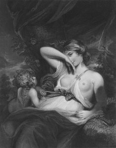 草の中のヘビ 作： Joshua after Reynolds