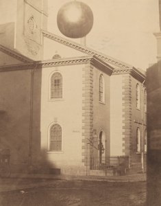ブラトル スクエア教会、1850 年代。 作： Josiah Johnson Hawes