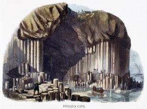 Fingals Cave、Phenomena of Nature、1849 作： Josiah Wood Whymper