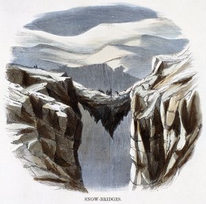 1849年の自然現象からの雪橋