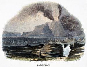 1849年の自然の現象からの火山 作： Josiah Wood Whymper