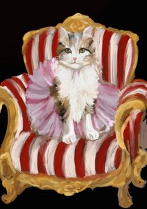 チュチュを着た王室の子猫 作： 