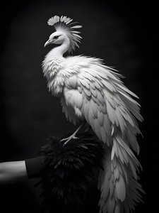 白き孔雀の威容 作： 