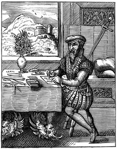 ドラウツマン、16世紀1849年。 作： Jost Amman