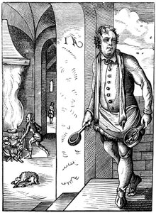 1849年の料理人。 作： Jost Amman