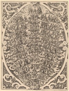 天上の階層』1579年。 作： Jost Ammon