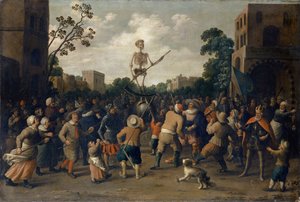 死との戦い、1625年。 作： Jost Cornelisz Droochsloot