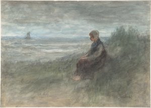 砂丘の少女 作： ジョゼフ・イスラエル