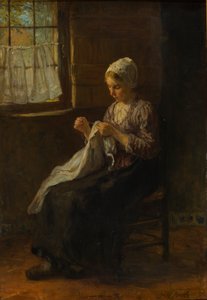 若いお針子 作： Jozef Israëls