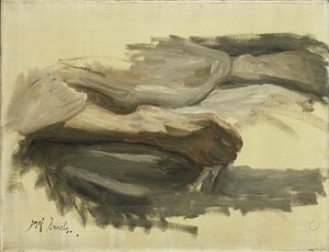 サウルの足 作： Jozef Israëls (signed by artist)