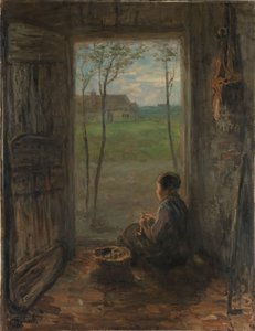ラーレンのシーン ラーレンの生活シーン 作： Jozef Israëls
