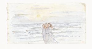 海辺の三人の少女