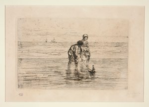 浜辺の子供たち 作： Jozef Israëls