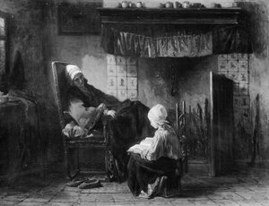 祖母の宝物。 作： Jozef Israëls