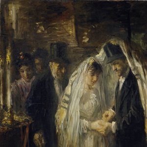 ユダヤ人の結婚式 作： Jozef Israëls