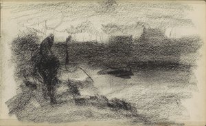 水のある風景 作： Jozef Israëls