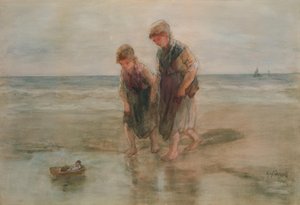 ボートの航行 作： Jozef Israëls