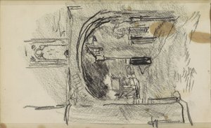 門から見える街並み 作： Jozef Israëls