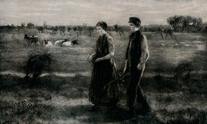 内気な恋人、c1890、1912