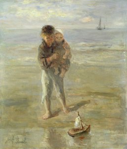 おもちゃのボート 作： Jozef Israëls