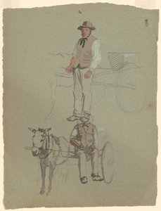人と馬車の研究 作： Jr. Enoch Wood Perry
