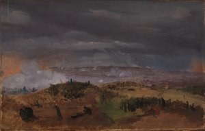 1850 年 7 月 25 日のイステッドの戦い。 作： Jørgen V. Sonne