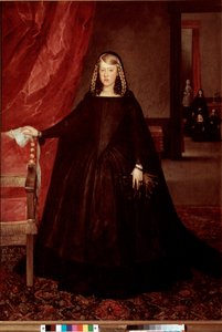 オーストリアのマルグリット・テレーズ（Marguerite-Therese）の肖像（1651-1673） フアン・バウティスタ・マルティネス・デル・マゾ（? 作： Juan Bautista Martinez Del Mazo